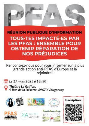 PFAS : Réunion publique d'information